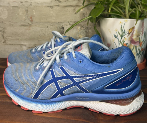 Asics gel nimbus blue - asics, blue/gray